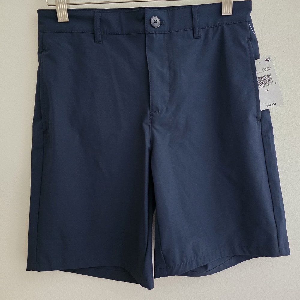 B By Brooks Brothers Kid's Lightweight Navy Shorts Size 14Y